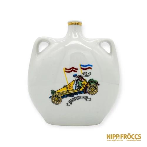 Zsolnay porcelán - Korsó autókkal