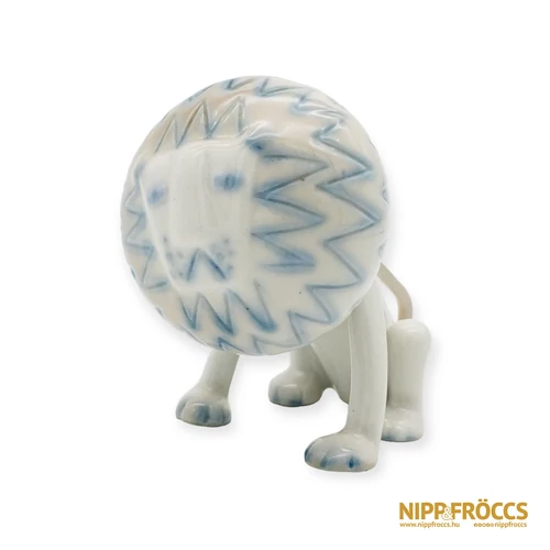 Aquincumi porcelán - Aquazúr ülő oroszlán