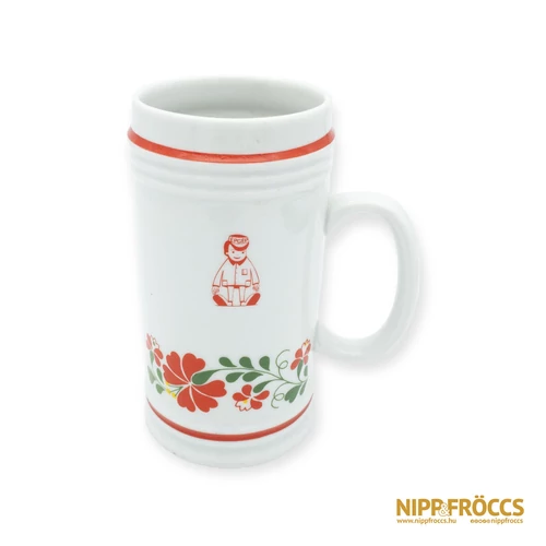 Hollóházi porcelán - ÉPGÉP korsó