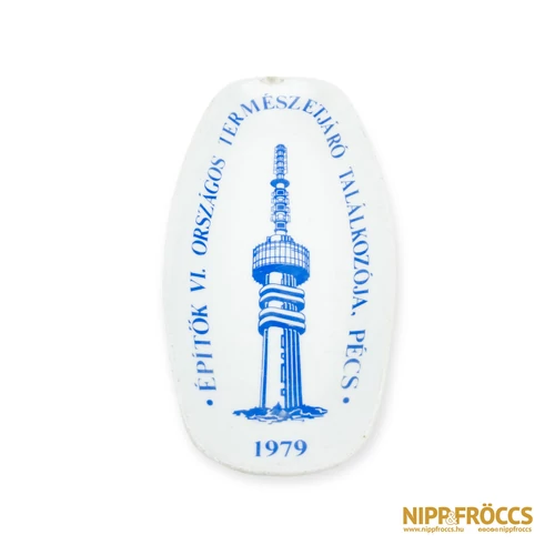 Zsolnay porcelán - Építők Természetjáró Találkozó tálka