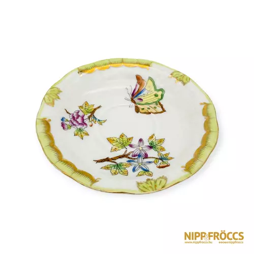 Herendi porcelán - Pillangó mintás kis tányér