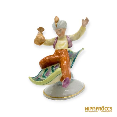 Drasche porcelán - Aladdin zöld színű repülőszőnyegen
