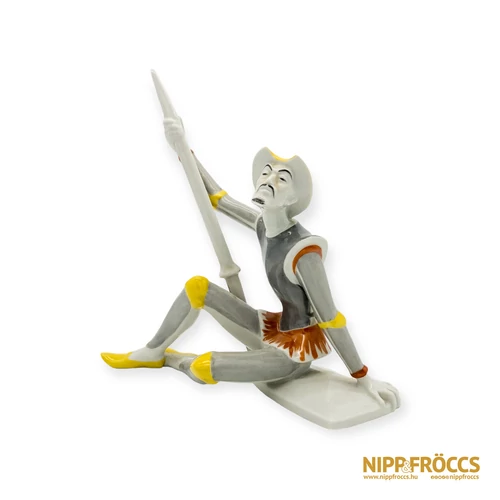 Drasche porcelán - Ülő Don Quijote