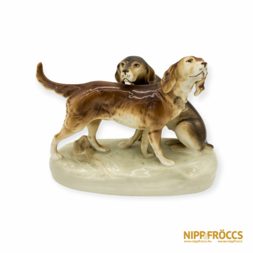 Royal Dux porcelán - Kutyák
