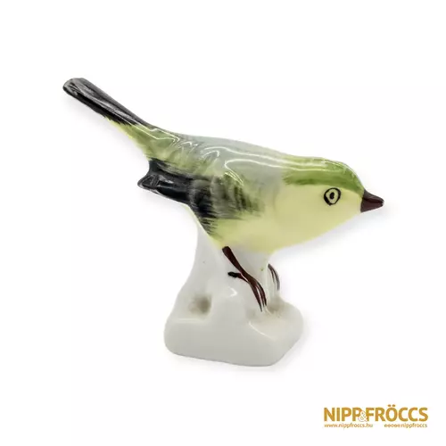 Aquincumi porcelán - Apró zöld madár