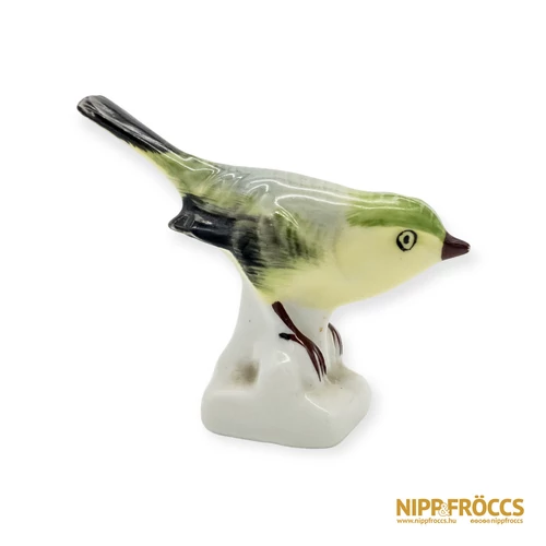 Aquincumi porcelán - Apró zöld madár
