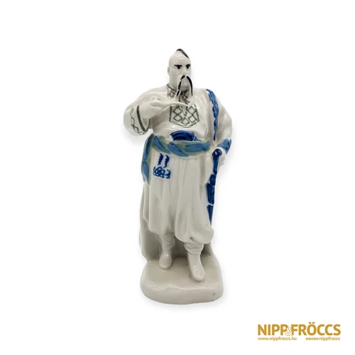 Polonne porcelán - Nagy bajuszos figura