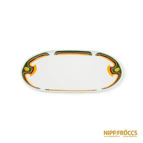 Alföldi porcelán - Alföldi "art deco" ovális kínáló