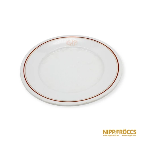 Zsolnay porcelán - MSZMP (Magyar Szocialista Munkáspárt) lapos tányér