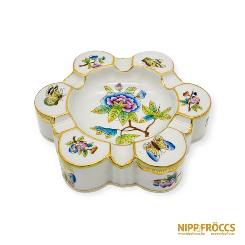 Herendi porcelán - Viktória mintás hamutartó