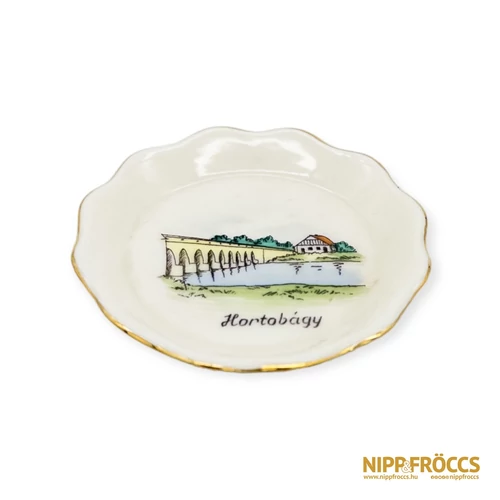 Aquincumi porcelán - Hortobágy kistányér