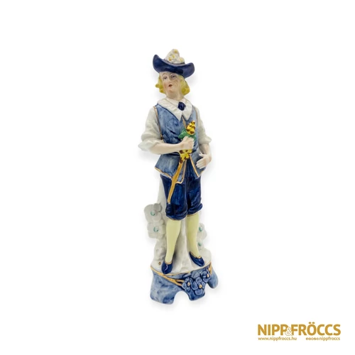 Lippelsdorf porcelán - Barokk férfi