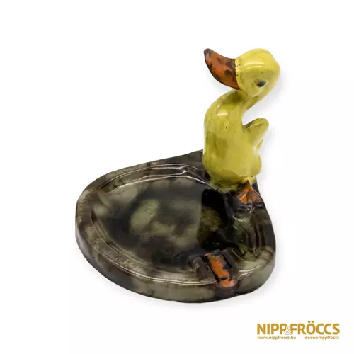 Komlós kerámia - Sárga kacsa hamutál