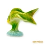 Kép 9/10 - Hollóházi porcelán -  Zöld aranyhal