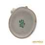 Kép 10/10 - Hollóházi porcelán -  Babázó kislány világoskék pizsamában