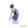 Kép 3/8 - Hollóházi porcelán -  Vízmerítő lány lila ruhában
