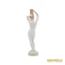 Kép 5/10 - Aquincumi porcelán -  Haját fogó álló akt (22 cm)