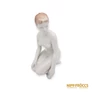 Kép 1/10 - Aquincumi porcelán - Térdelő akt, hajában rózsa