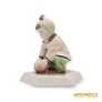 Kép 1/8 - Zsolnay porcelán - Guggoló gyerek labdával