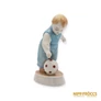 Kép 8/10 - Zsolnay porcelán -  Labdát rúgó gyerek