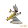 Kép 3/8 - Hollóházi porcelán -  Aladdin lila színű repülőszőnyegen
