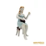 Kép 8/10 - Hollóházi porcelán -  Lány egy tál barackkal