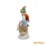 Kép 5/10 - Drasche porcelán -  Csigán lovagló fiú