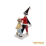 Kép 5/10 - Hollóházi porcelán -  Bohócpár