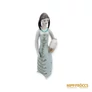 Kép 1/9 - Hollóházi porcelán - Lány korsóval arany mintázatú ruhában
