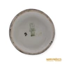 Kép 7/7 - Zsolnay porcelán -  Fekete-fehér csíkos macska váza