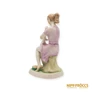 Kép 5/10 - Hollóházi porcelán -  Libatömő lány