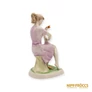 Kép 7/10 - Hollóházi porcelán -  Libatömő lány