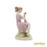 Kép 8/10 - Hollóházi porcelán -  Libatömő lány