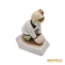 Kép 2/10 - Zsolnay porcelán -  Guggoló gyerek labdával