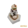 Kép 9/10 - Zsolnay porcelán -  Guggoló gyerek labdával