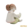 Kép 7/10 - Aquincumi porcelán -  Nadrágot húzó kislány (ritka festésű)