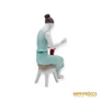 Kép 5/10 - Hollóházi porcelán -  Paprikafűző nő