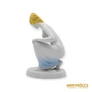 Kép 5/10 - Hollóházi porcelán -  Vízmerítő lány fehér ruhában