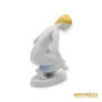 Kép 8/10 - Hollóházi porcelán -  Vízmerítő lány fehér ruhában