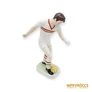Kép 2/10 - Hollóházi porcelán -  Focista piros-fehér mezben