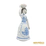 Kép 8/9 - Hollóházi porcelán -  Lány tállal a fején
