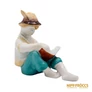 Kép 4/10 - Hollóházi porcelán -  Olvasó fiú