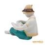 Kép 8/10 - Hollóházi porcelán -  Olvasó fiú