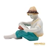 Kép 9/10 - Hollóházi porcelán -  Olvasó fiú