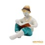 Kép 3/10 - Hollóházi porcelán -  Olvasó fiú