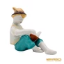 Kép 5/10 - Hollóházi porcelán -  Olvasó fiú