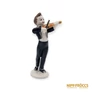 Kép 8/9 - Hollóházi porcelán -  Hegedűs fiú