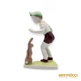 Kép 4/9 - Aquincumi porcelán -  Kisfiú nyuszival (Kis kertész)