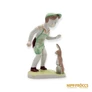 Kép 8/9 - Aquincumi porcelán -  Kisfiú nyuszival (Kis kertész)