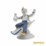 Kép 3/10 - Hollóházi porcelán -  Aladdin repülőszőnyegen kék csíkos nadrágban